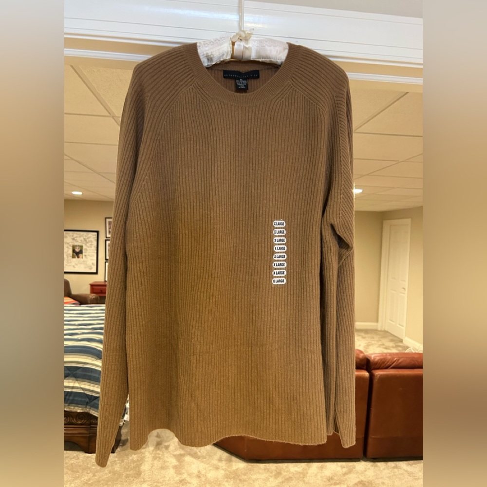 Camel Cashmere Sweater - Men's XL